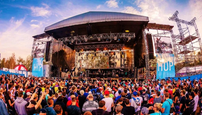 TAF fesztivál színpadfedés